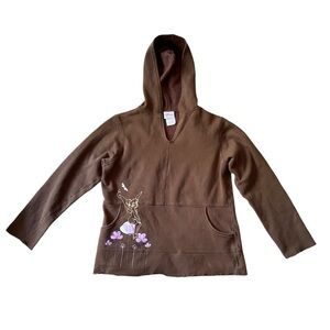 Vintage brown Disney Tinkerbelle sweatshirt Women's size Medium